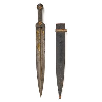 A Persian Qama dagger, the Qajar dynasty (1789–1925).