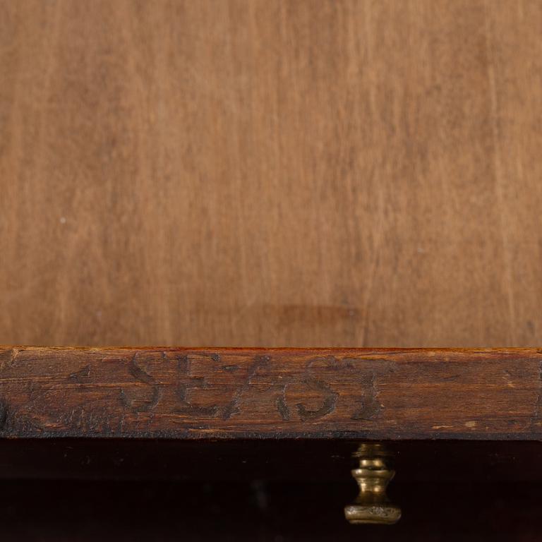 Johan Jacob Almgren, a Gustavian chest of drawers, Stockholm, late 18th Century.
