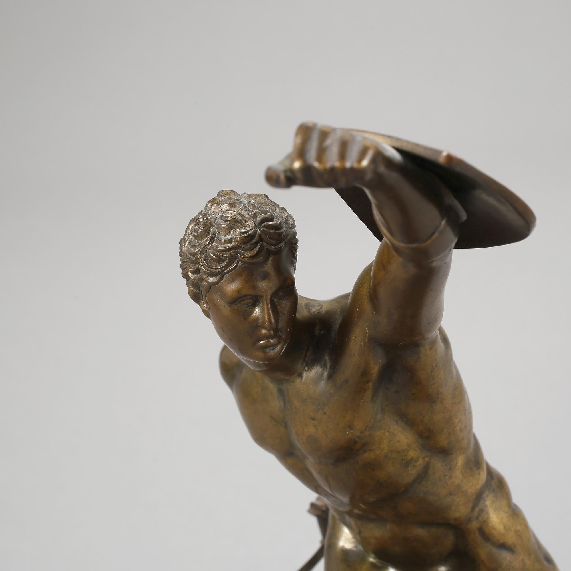 OKÄND KONSTNÄR, skulptur, brons.