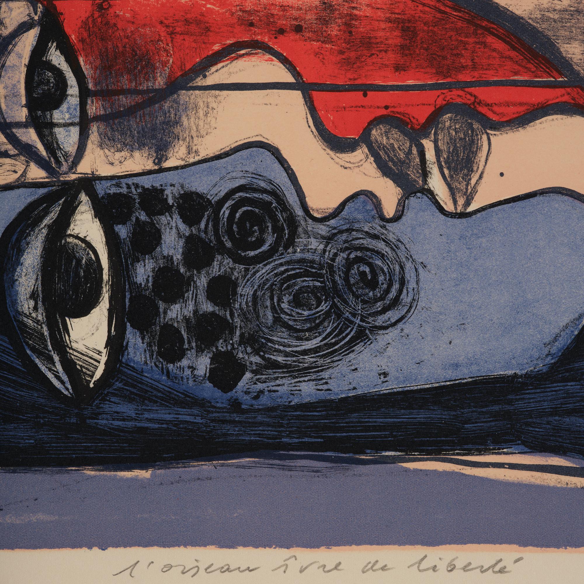 Beverloo Corneille, Utan titel ur: "Hommage aux Prix Nobel" (Nobelprismappen).