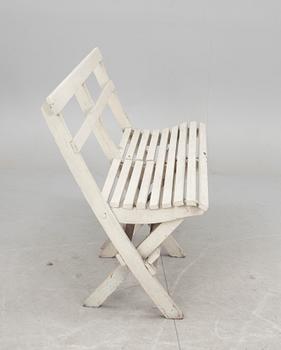 TRÄDGÅRDSMÖBLEMANG, 4 delar, 1900-talets mitt/andra hälft.