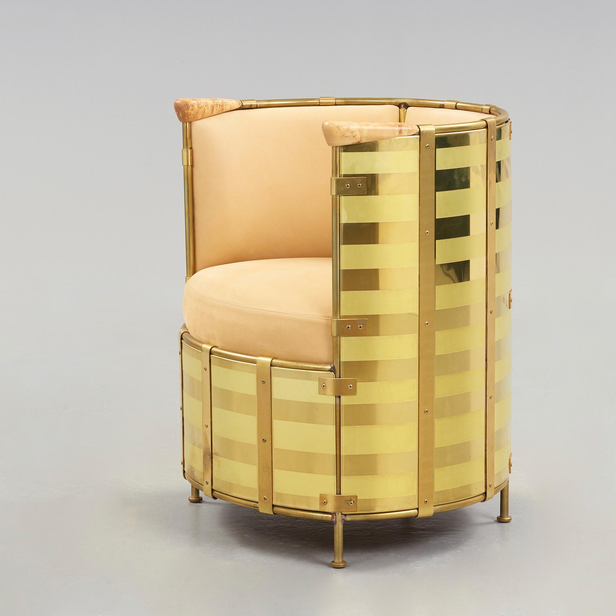 Mats Theselius an El Dorado lounge chair by Kallemo Sweden post 2002. Bukowskis