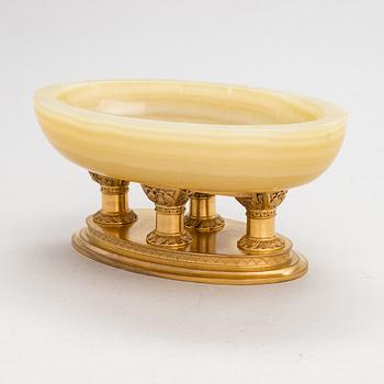 A footed 19th-century Empire Style bowl.