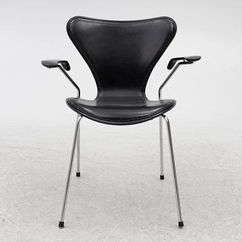 Arne Jacobsen, Armchairs, 4 pcs, "The Seven", Fritz Hansen, Denmark, 2006.