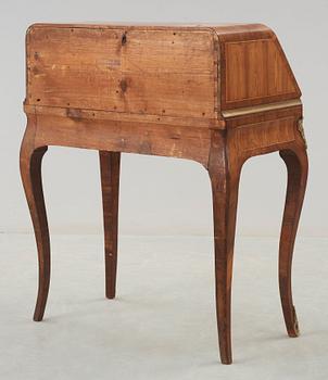 A Swedish Rococo secretaire by L Nordin, master 1743.