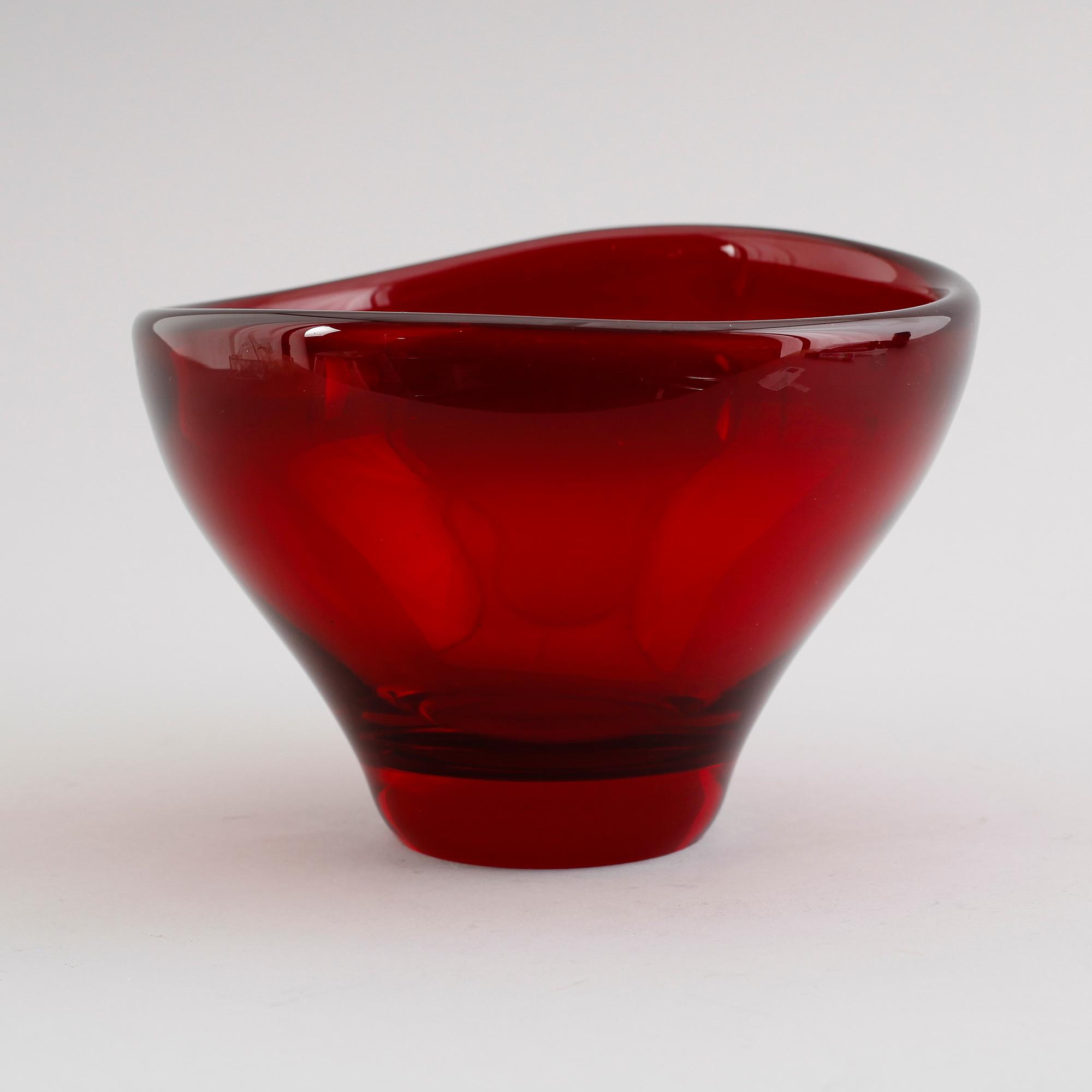 SKÅL, glas, Monica Bratt, Reijmyre, 1900-talets mitt.