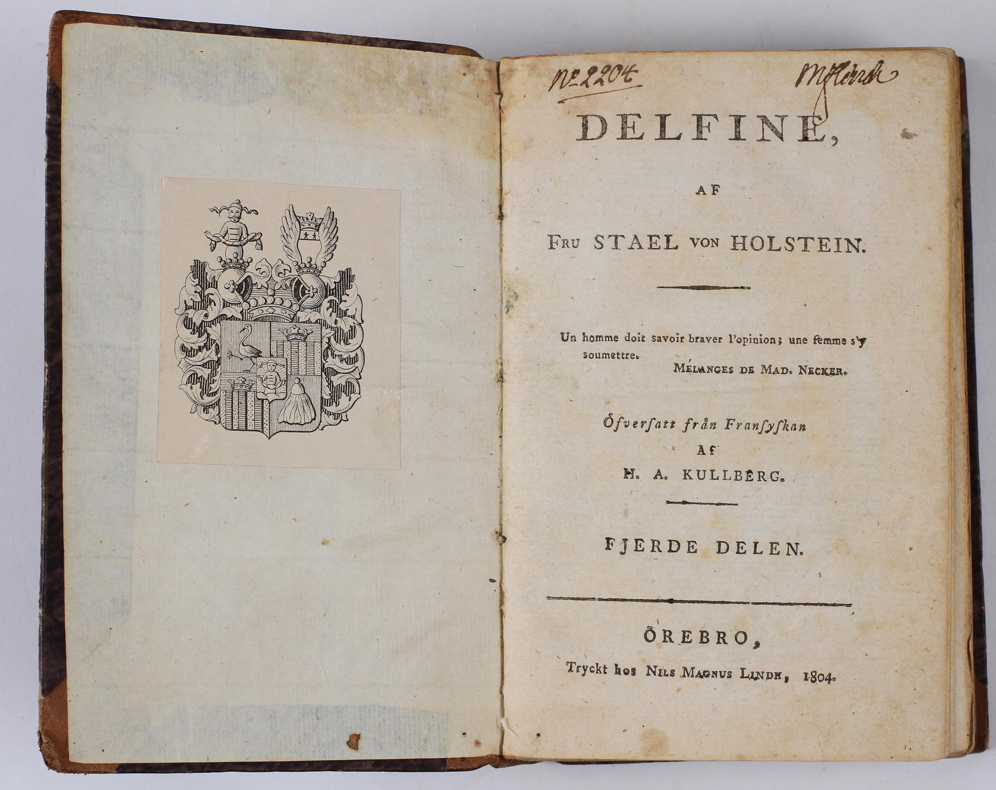 PARTI BÖCKER, 11 st, bla "Byrons works" 8 vol, tidigt 1800-tal.