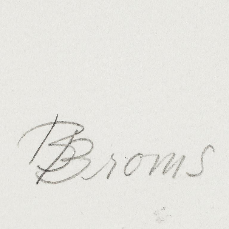 BIRGIT BROMS, färglitografi med collage, signerad, numrerad 2/50.