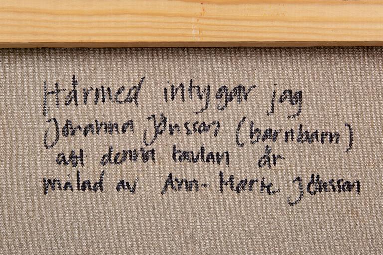 Ann-Marie Jönsson, an oil painting.
