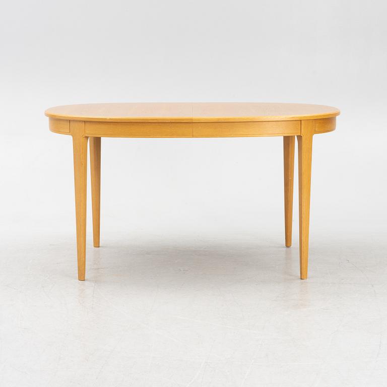 Carl Malmsten, dining table "Herrgården", and chairs, 6 pcs, "Ambassadör".