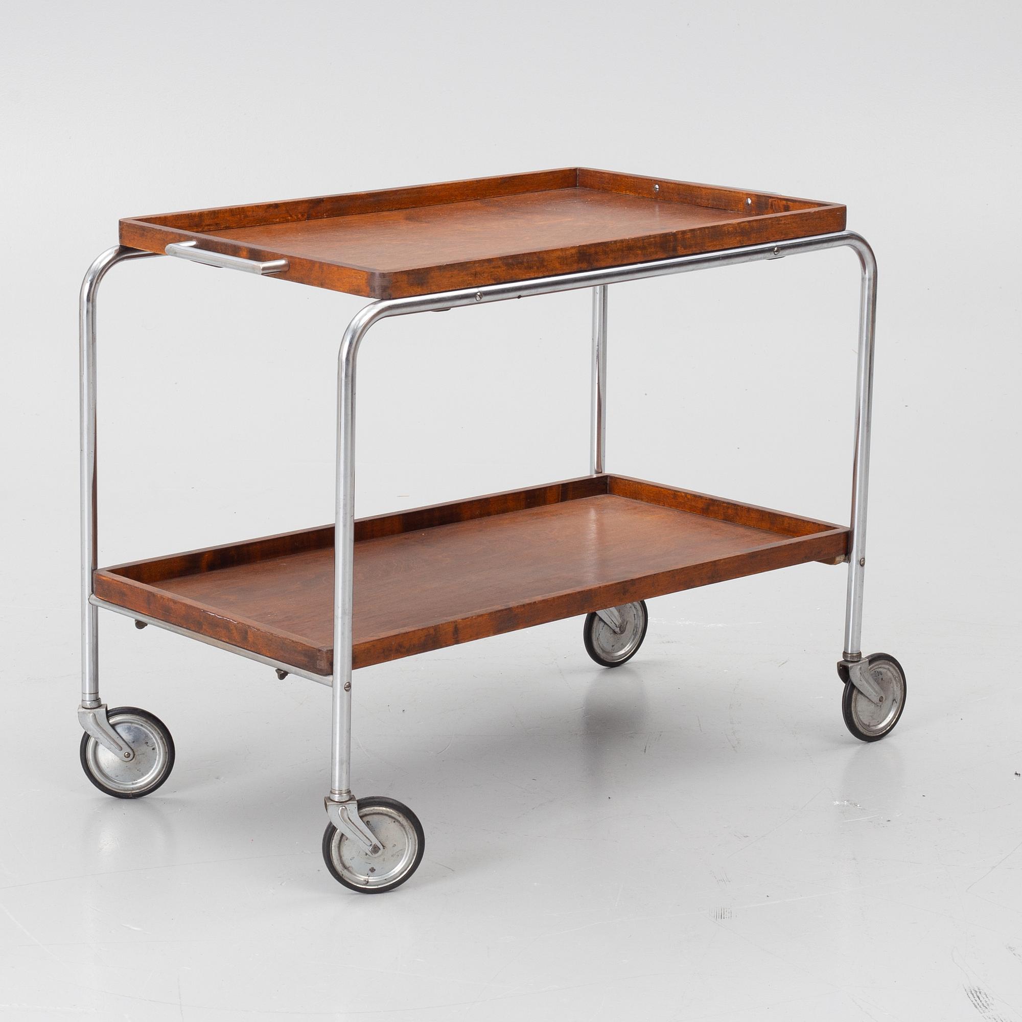 Serving trolley, Functionalist, 1930s.
