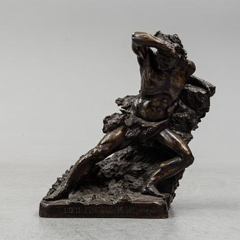 FLORENT MARTIGNY, sculpture, bronze, signed and dated 1925.