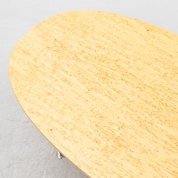 Bruno Mathsson, & Piet Hein, soffbord, "Superellips", Fritz Hansen, Danmark.