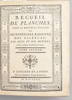 Franska Encyklopedin, 1778-81 (39 vol).
