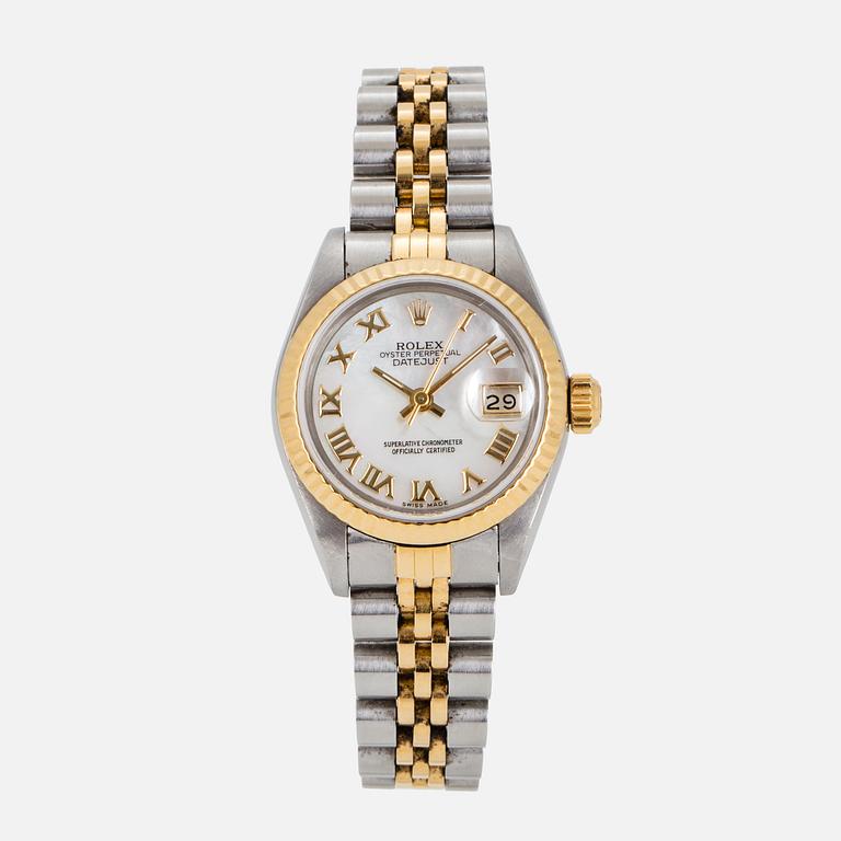 ROLEX, Oyster Perpetual Datejust, Chronometer, wristwatch, 26 mm,