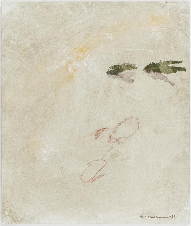 LENNART ASCHENBRENNER, triptyk, "Spår", signerad och daterad -88.