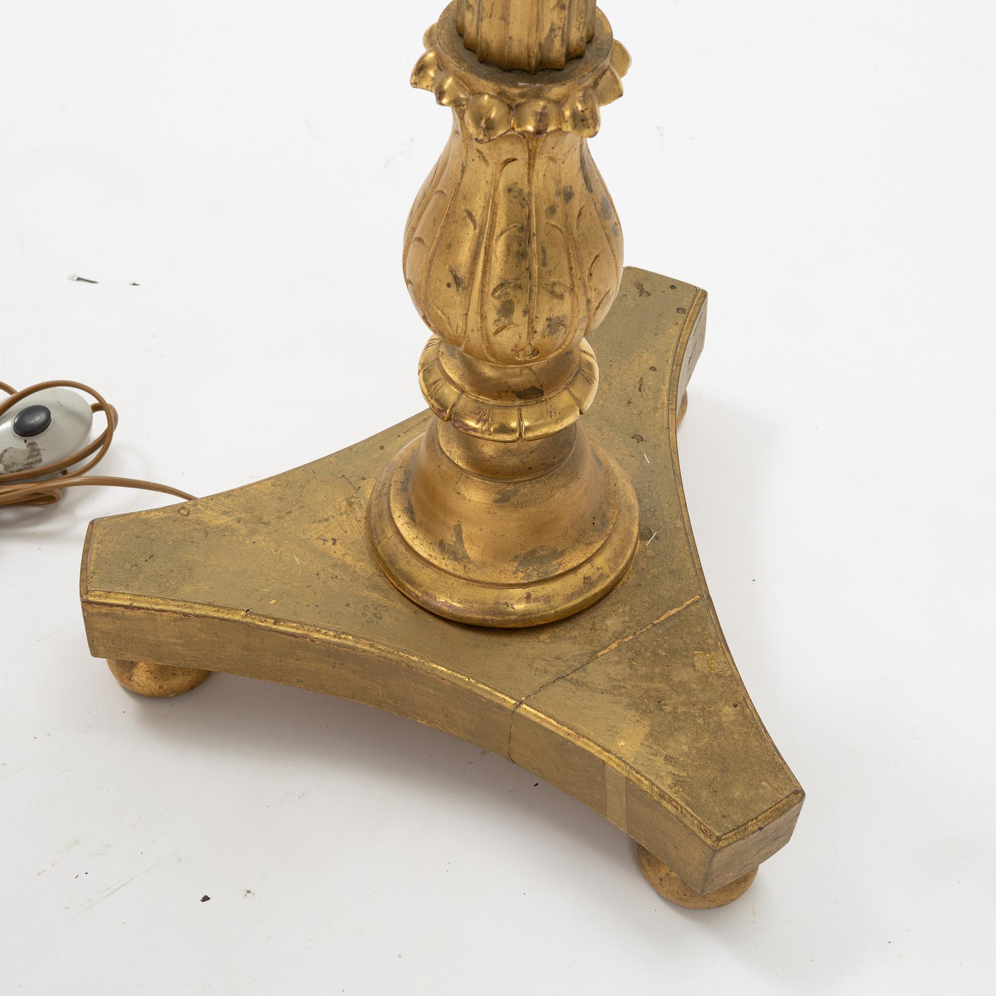 Golvlampa, 1900-talets första del.