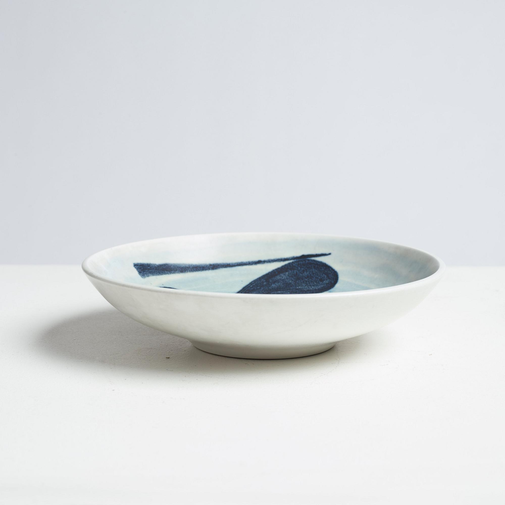 Vilhelm Bjerke-Petersen, fat, stengods, Rörstrand 1951-52.