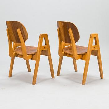 ILMARI TAPIOVAARA, stolar, 2 st, "Elevstol", 1950-tal.