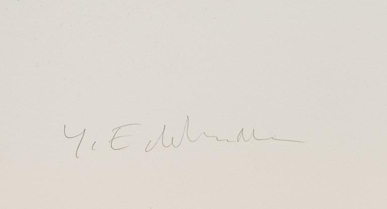 YRJÖ EDELMANN, färglitografi, signerad och numrerad 92/150.