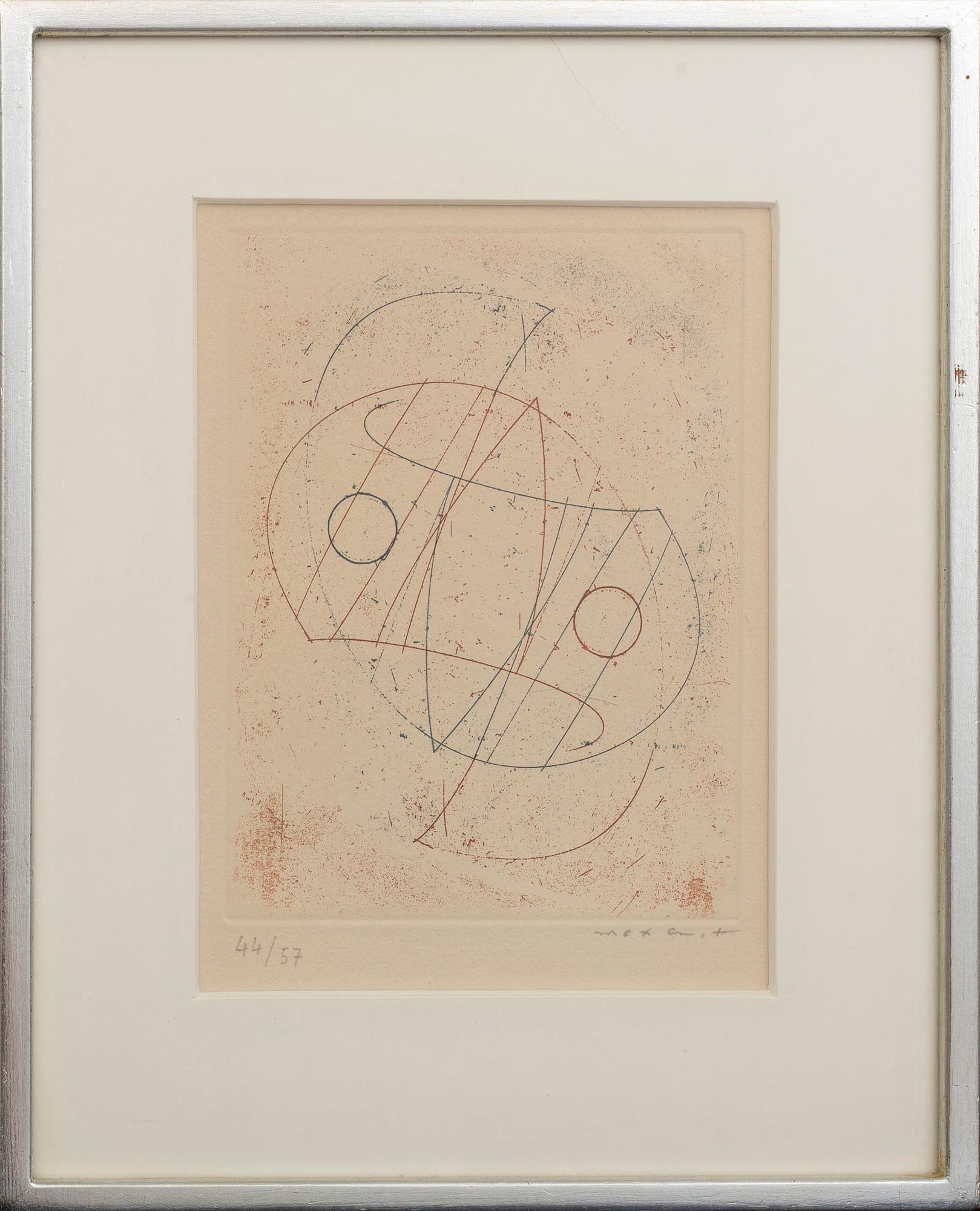 MAX ERNST, etching signed and numbered 44/57.