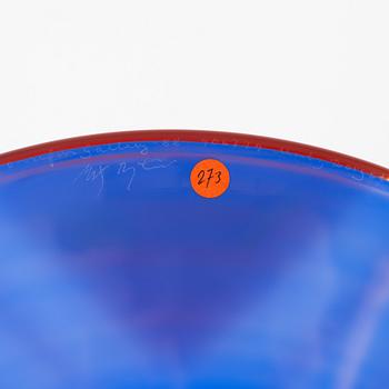 Matz Borgström, a dish, Orrefors Gallery, 1988.