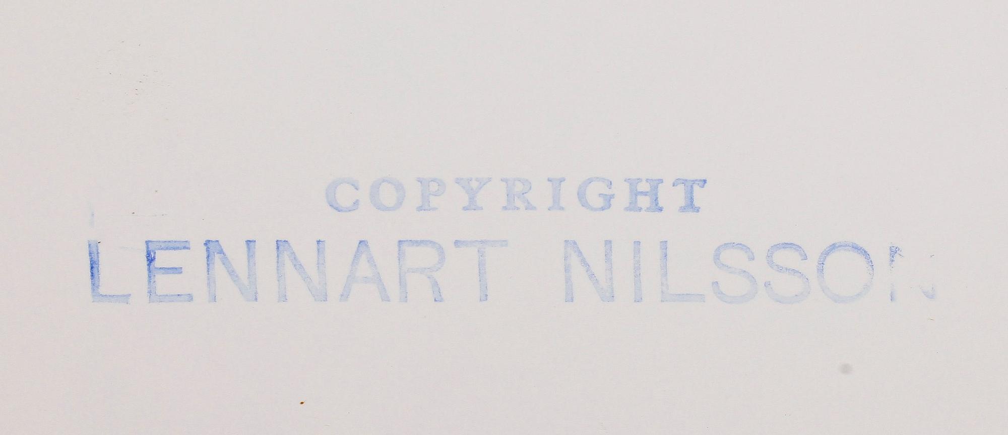 LENNART NILSSON, fotografi, "Ingmar Bergman och Käbi Laretei" stämpelsign á tergo.