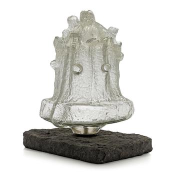 Timo Sarpaneva, skulptur "Ahtojää" (Pack is), signerad Timo Sarpaneva Iittala 1967.
