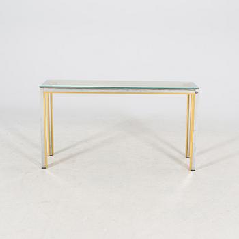 A metal and glas sideboard later 20th century/21st century.