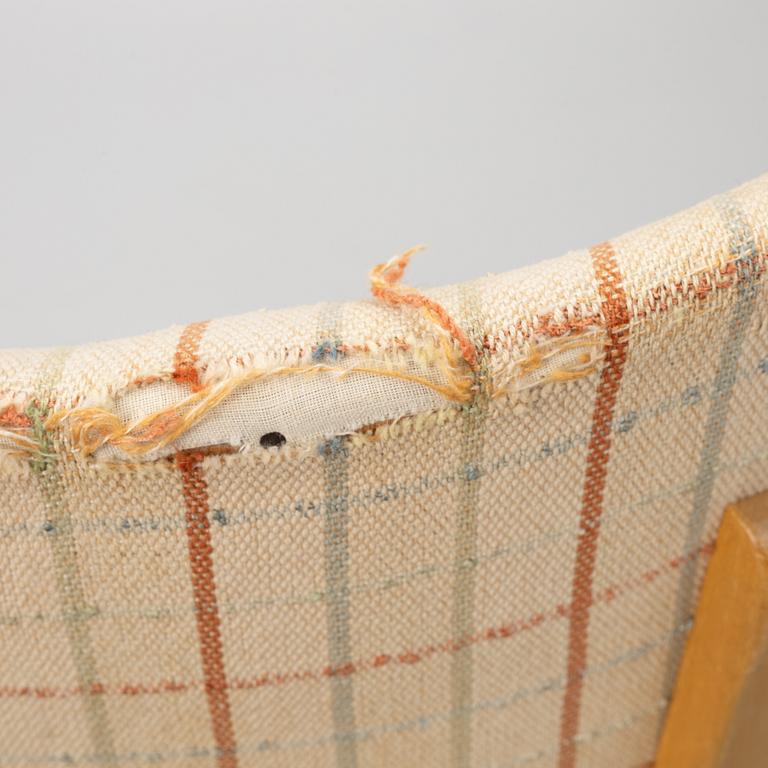 Elias Svedberg, a set of four chairs model "31" from the Triva-Bygg series, Nordiska Kompaniet, 1940s.