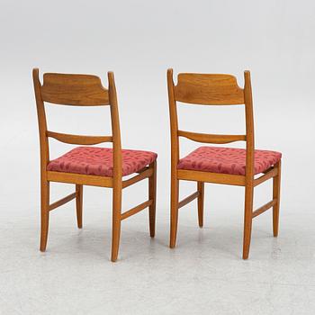 Carl Malmsten, a 'Calmare Nyckel' dining table and six chairs, second half of the 20th Century.