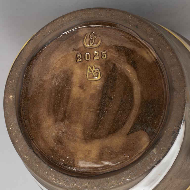 INGRID ATTERBERG, a 'Spiral' vase/floor lamp.