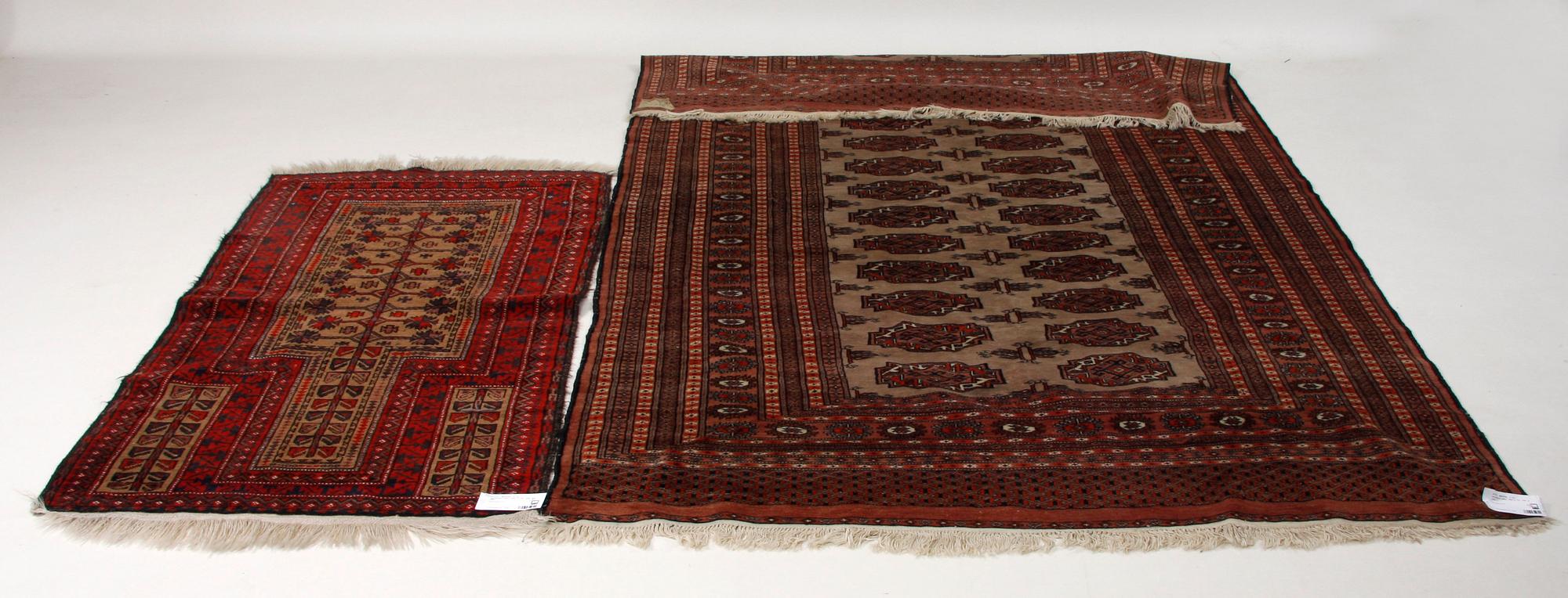 MATTOR, 2 st, orientaliska, 140 x 78, 250 x 154.
