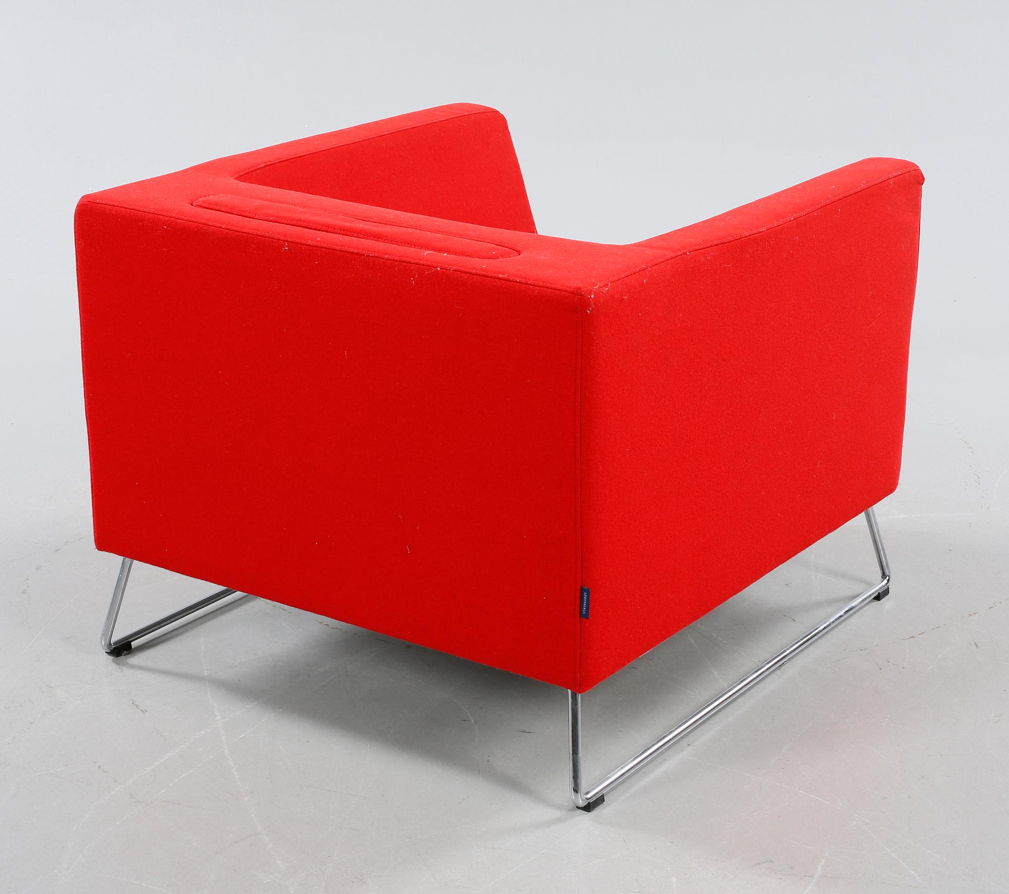 A chair, model Boxer, designed by Thomas Bernstrand for Söderbergs Möbler, made around year 2000.