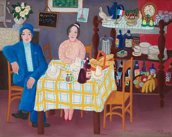 648. Lennart Jirlow, Couple at the restaurant.