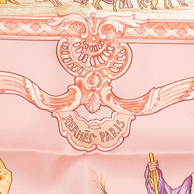 Hermès, scarf 'Turqueries en l'Honneur de Mr de T 1748'.