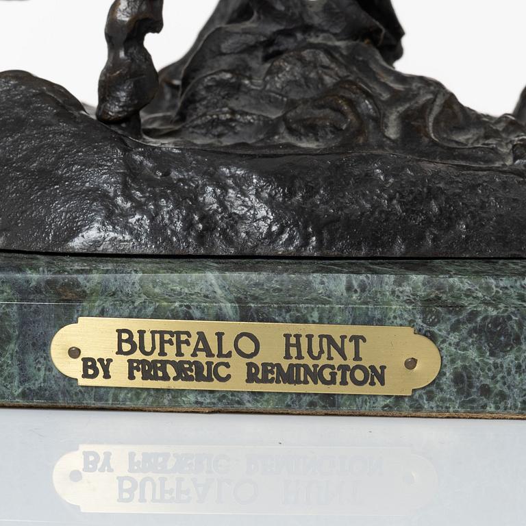 Frederic Sackrider Remington, efter. "Buffalo Hunt".