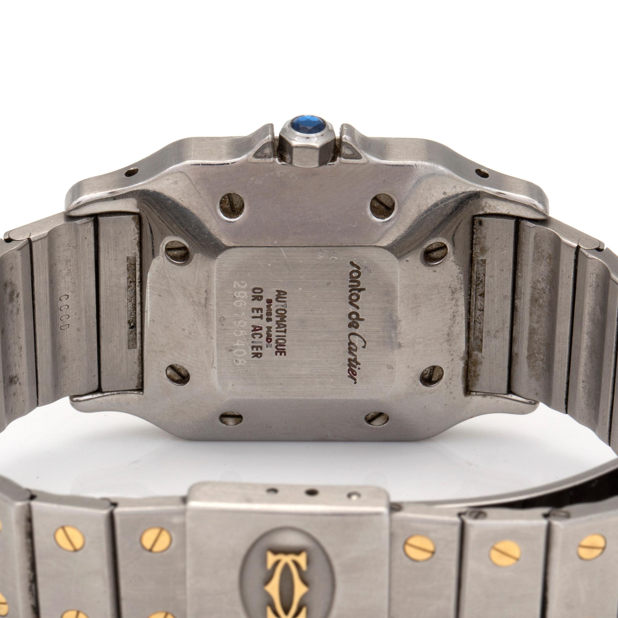 CARTIER, Santos, wristwatch, 29 x 28 (41) mm,