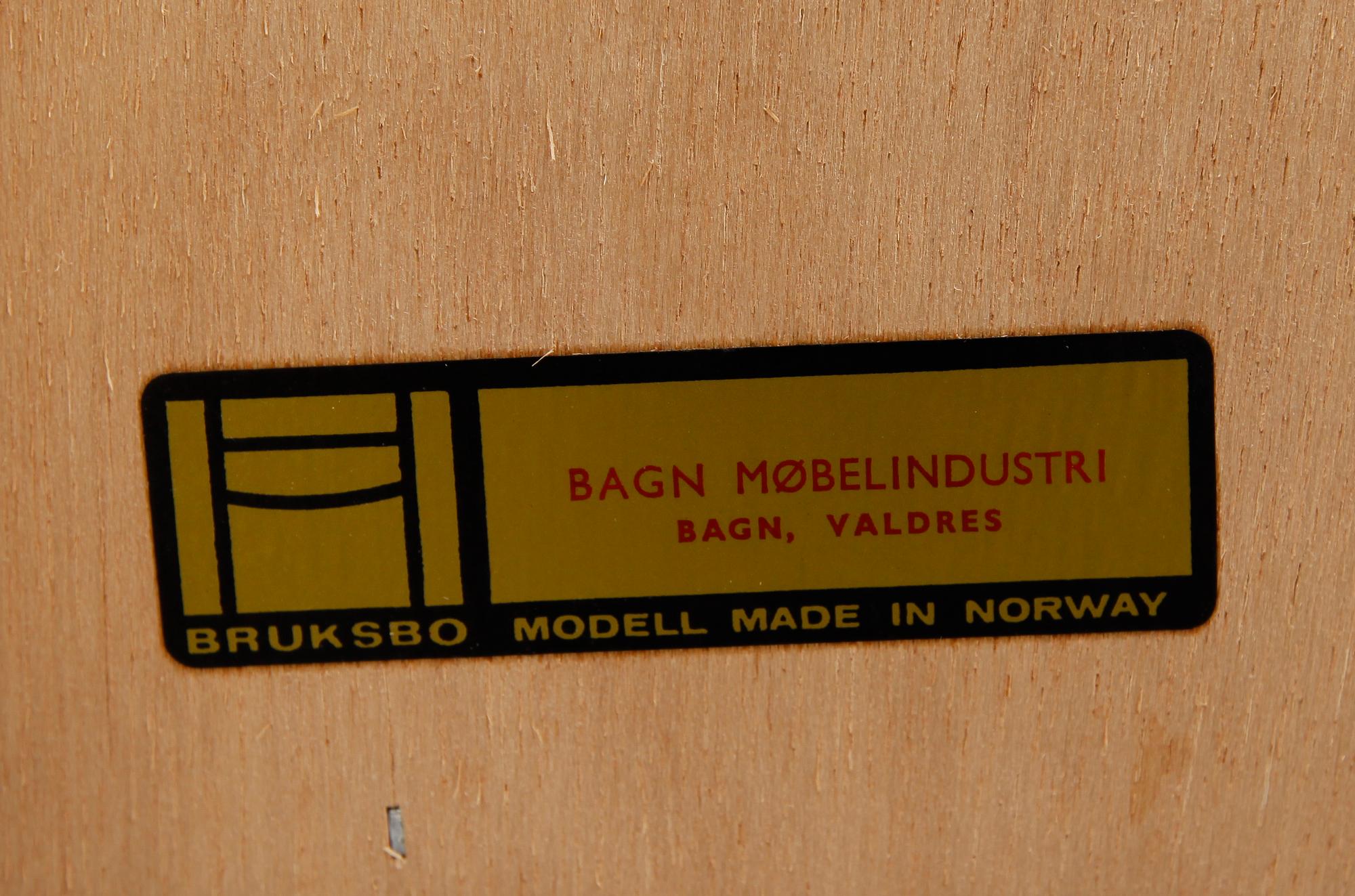 STEREOMÖBEL, Bagn Möbelindustri, Bruksbo Norge, 1960-tal.