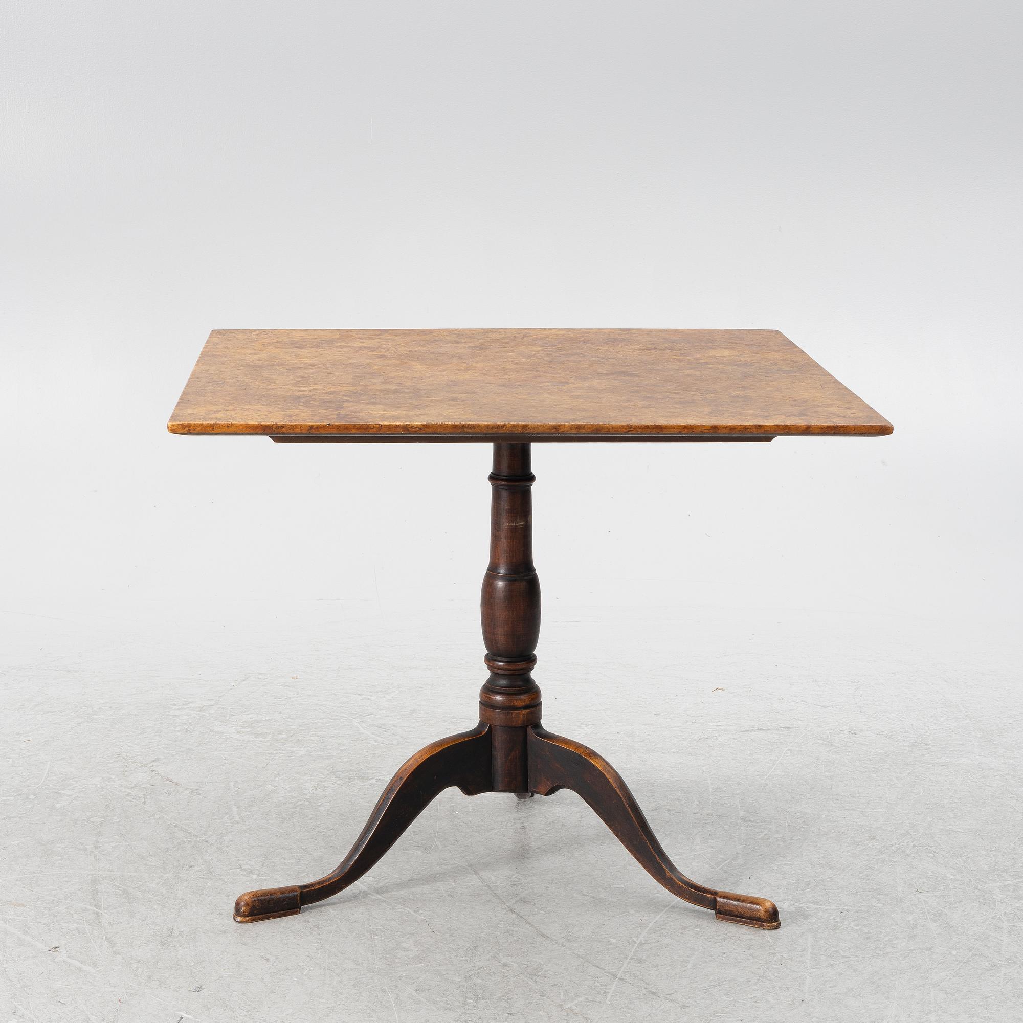 Fällbord, 1800-tal.