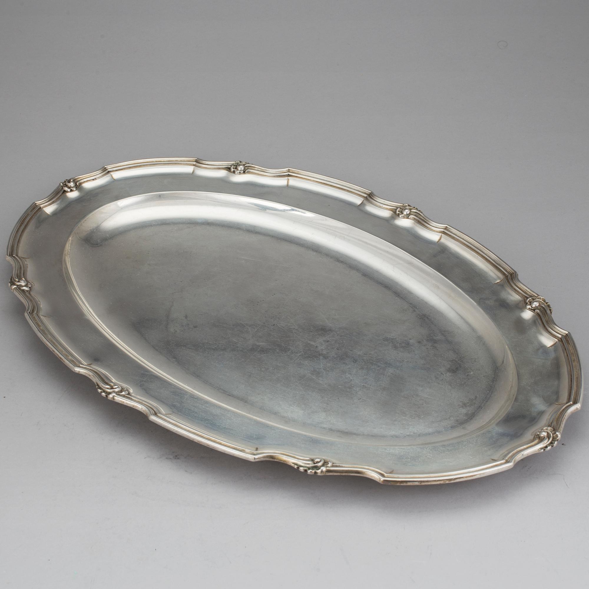 STEKFAT, silver, bär svenska importstämplar. Vikt ca 1412 gram.