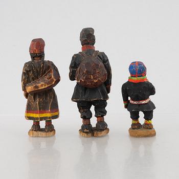 Torborg Lindberg, figurines, 3 pcs.