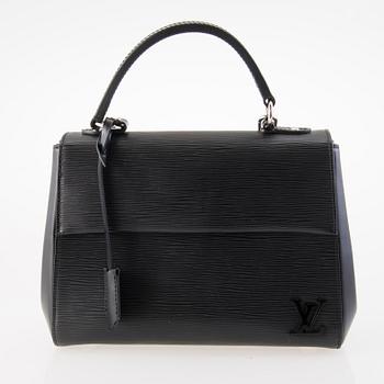 LOUIS VUITTON Black Epi Cluny BB Bag.