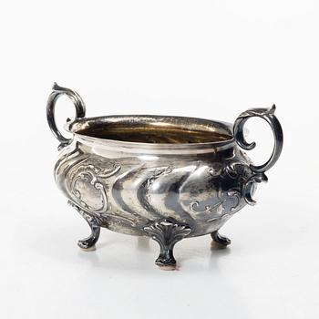 Karl Almgren, a Rococo style silver sugar bowl, Stockholm 1939.