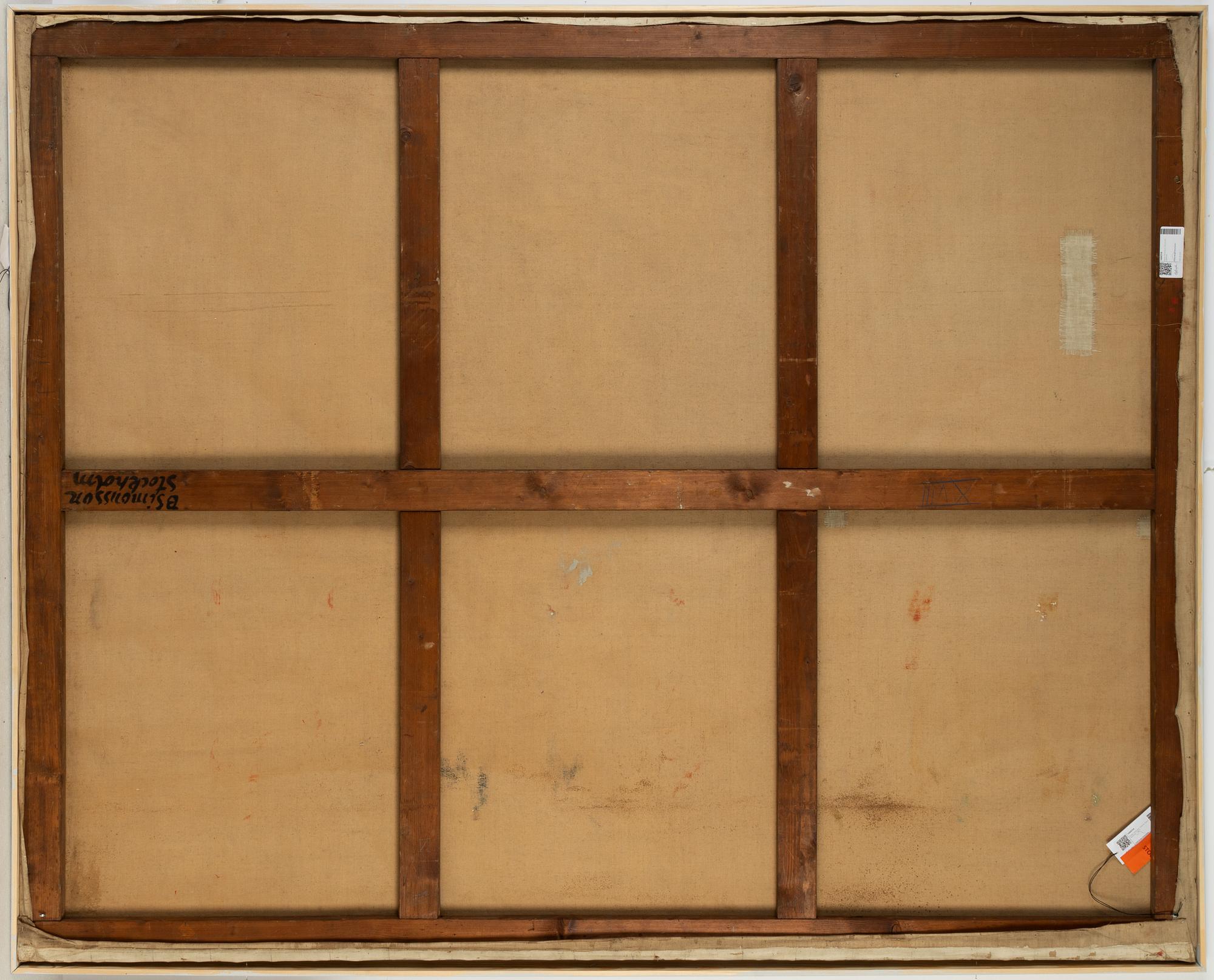 Birger Simonsson, oil on canvas, signed.