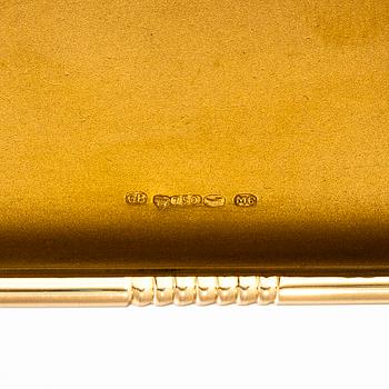 GEORG BUCHERT, CIGARETTETUI, 18K guld, Helsingfors 1941.