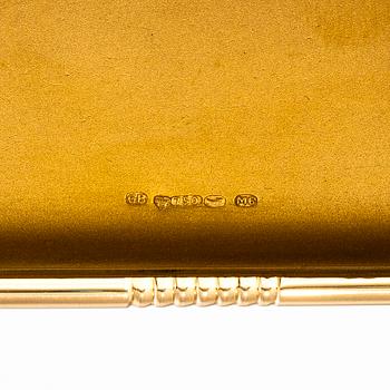 GEORG BUCHERT, An 18K gold cigarette case. Helsinki 1941.