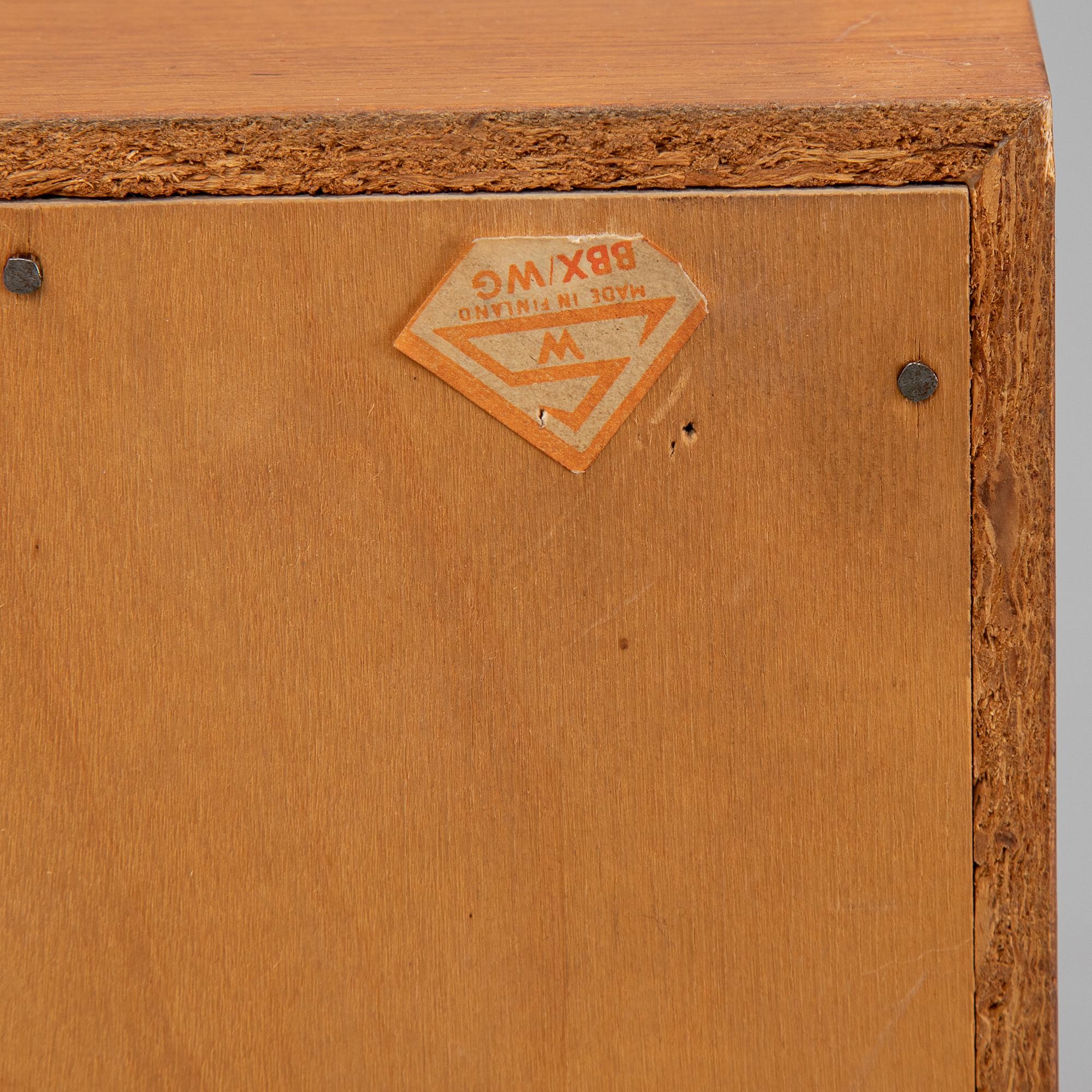 A 1950's teak sideboard.