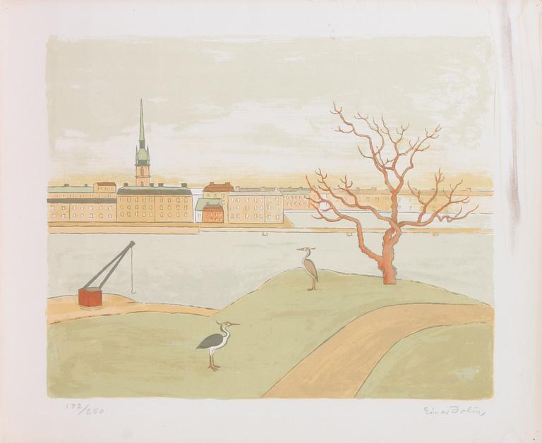 EINAR JOLIN, litografier, 5 st, sign o nr 172/ 250.