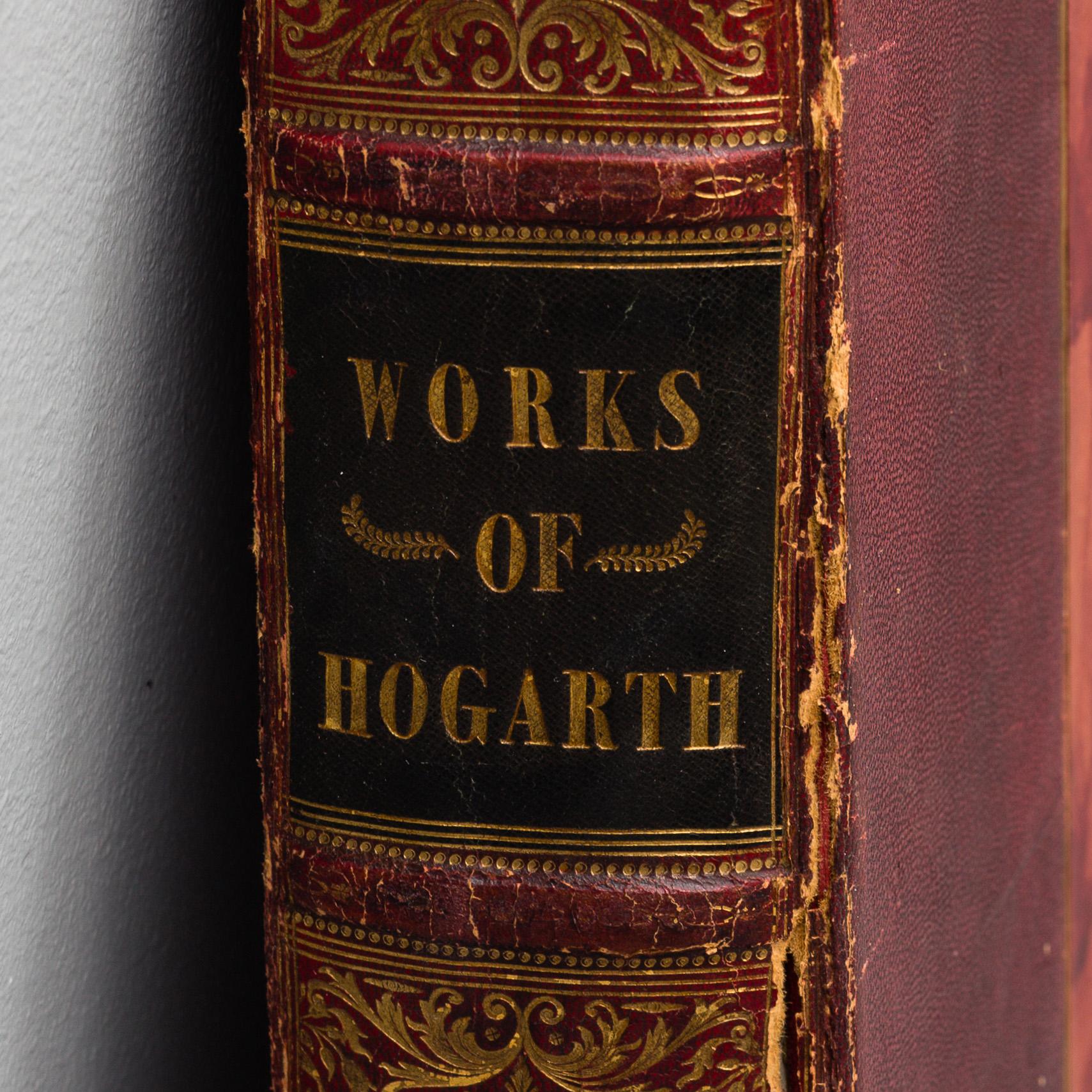 BOOK, "The Works of William Hogarth", 1822, published by Baldwin & Cradock, London.